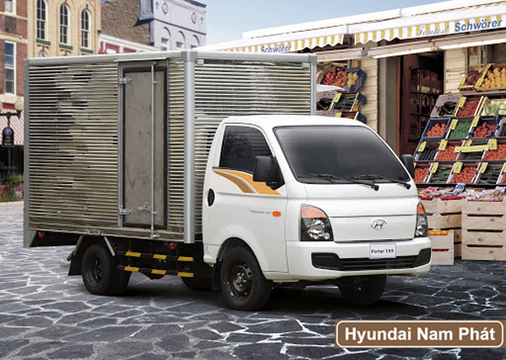 Xe tải Hyundai Porter H150 Thùng Kín 1,5 tấn Thành Công